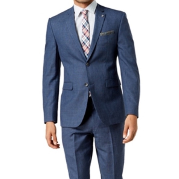 Original penguin men’s navy dark pocket square detail business casual blazer - Picture 1 of 6